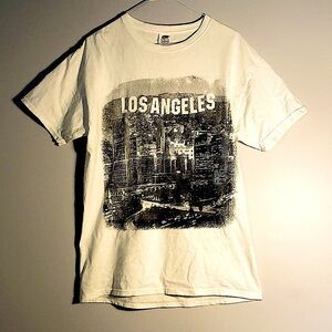 Fruit of the Loom White Los Angeles Tee